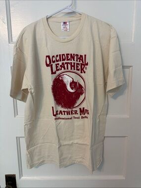 Occidental Leather Cream Short-Sleeve Graphic Tee